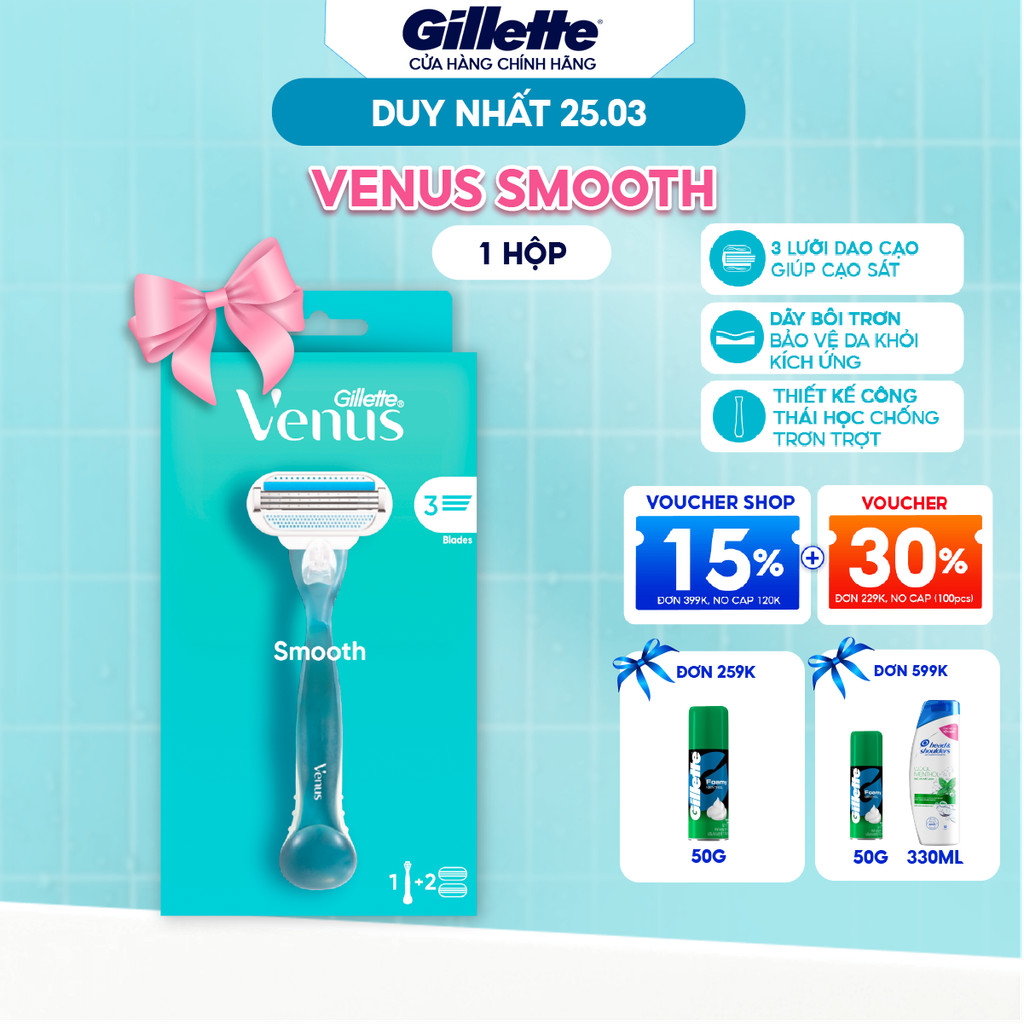 Dao Cạo Nữ/ Lưỡi Dao Cạo GILLETTE Venus Smooth