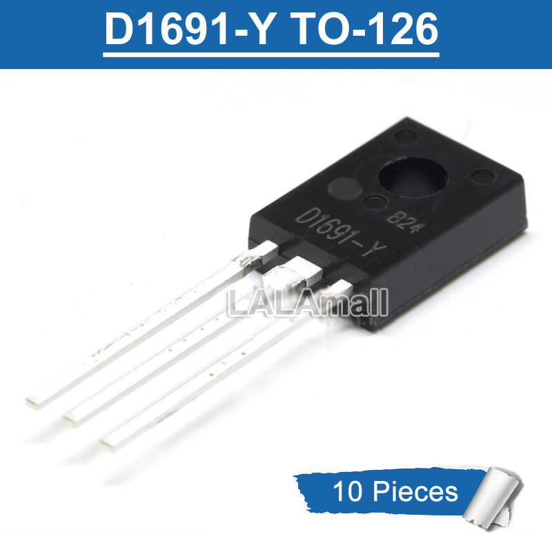 10 Chiếc Chính Hãng D1691 D1691-Y TO-126 2SD1691 KSD1691-Y TO-126F NPN Transistor Mới