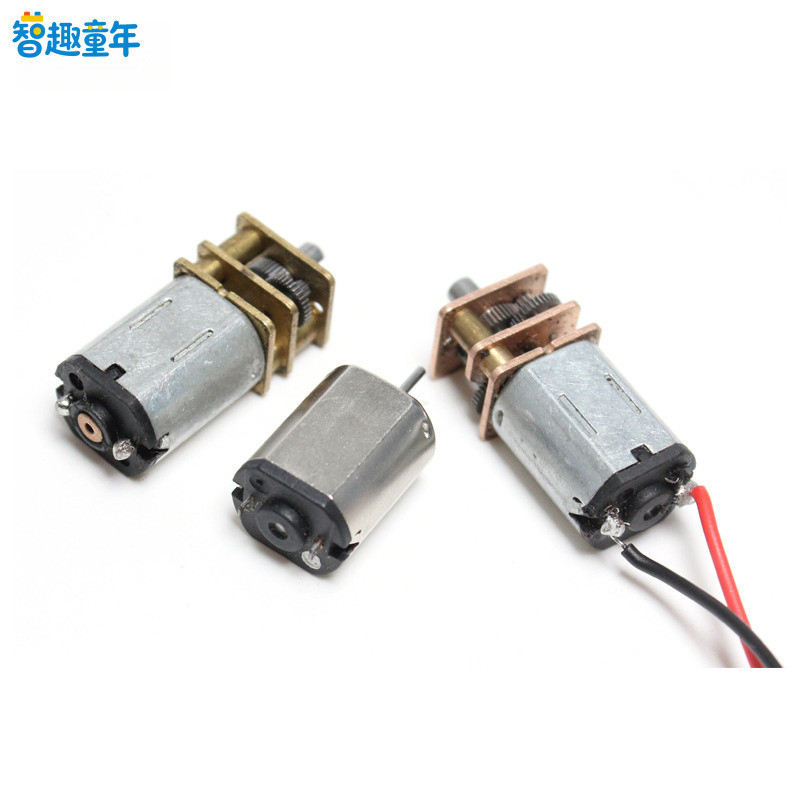 GA12-N20 Gear Motor N20 Motor với bộ mã hóa Xe thông minh Tất cả các động cơ bánh răng kim loại