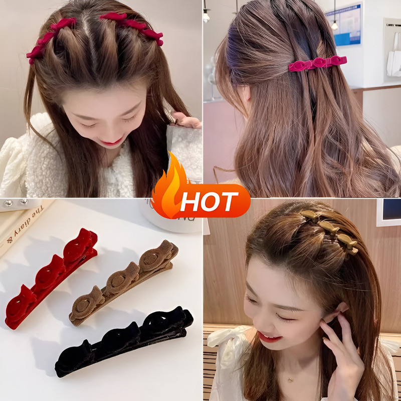 🔥kẹp mỏ vịt tóc mái /kẹp tóc kẹp mái/Kẹp tóc hình mỏ vịt đen / Kẹp tóc mỏng dễ thương / Kẹp tóc đơn 