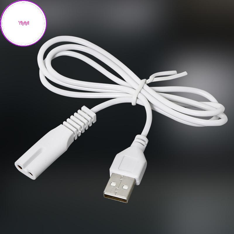 Yiyi 0.8 / 1M Cáp USB Dây Sạc Lỗ Đồng Phù Hợp Với 5V Đèn Pin Máy Cạo Râu Tóc Dây Đơn Lỗ 1.5 1.8 2.3 