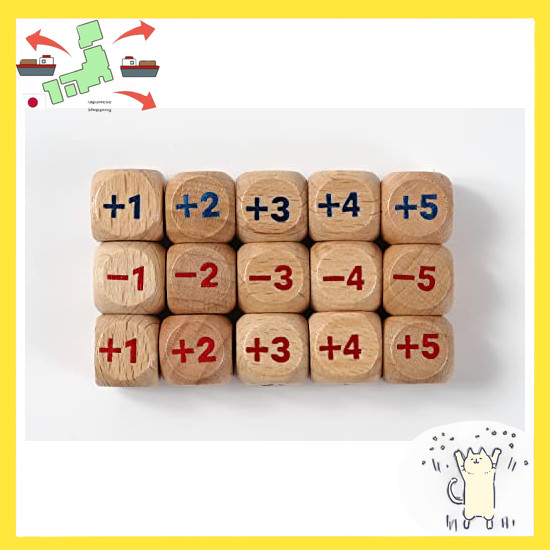 [Japanese Version] TOYGER Counter Dice [Shadowverse EVOLVE compatible] Wooden 15pcs