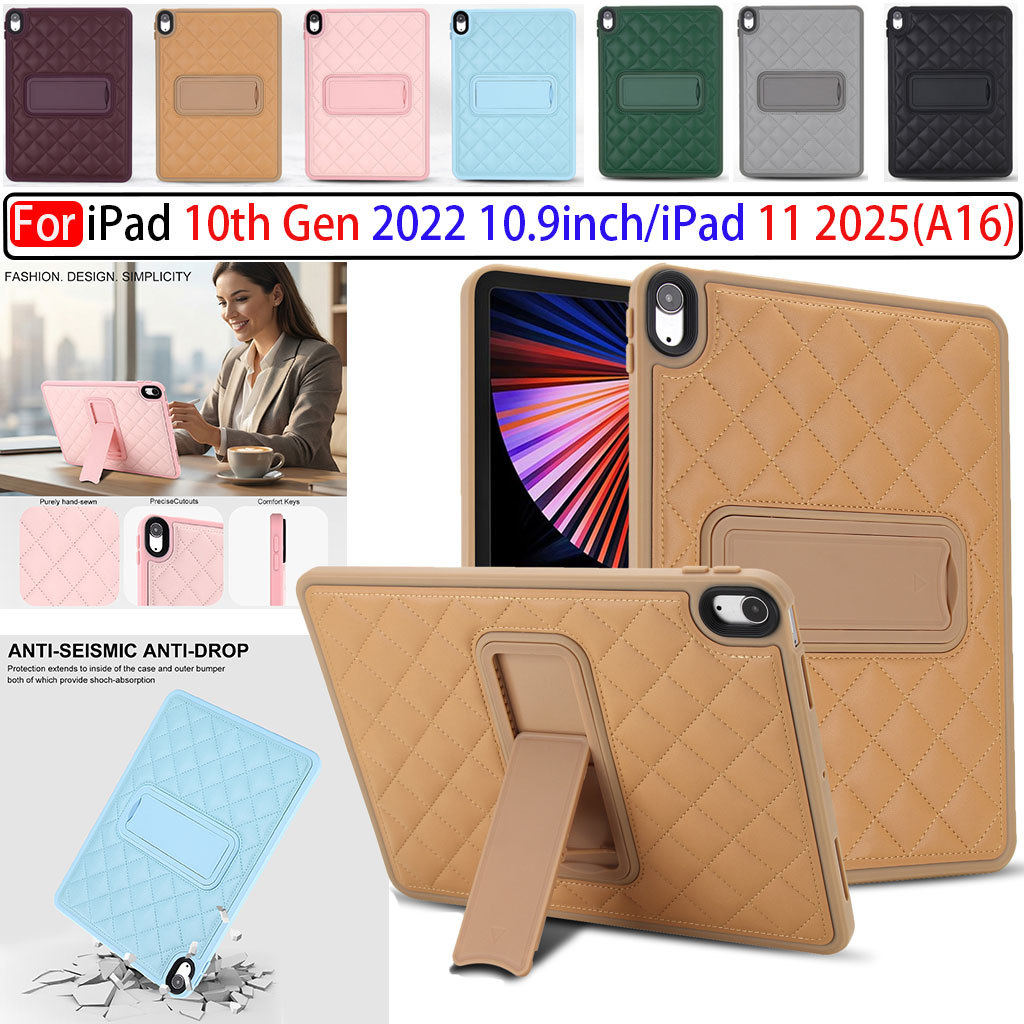 Dành Cho iPad 11 2025 A16 11 Inch iPad 10th 10th Gen 2022 10.9 Inch Vỏ Chống Sốc Toàn Thân Giá Đỡ Má