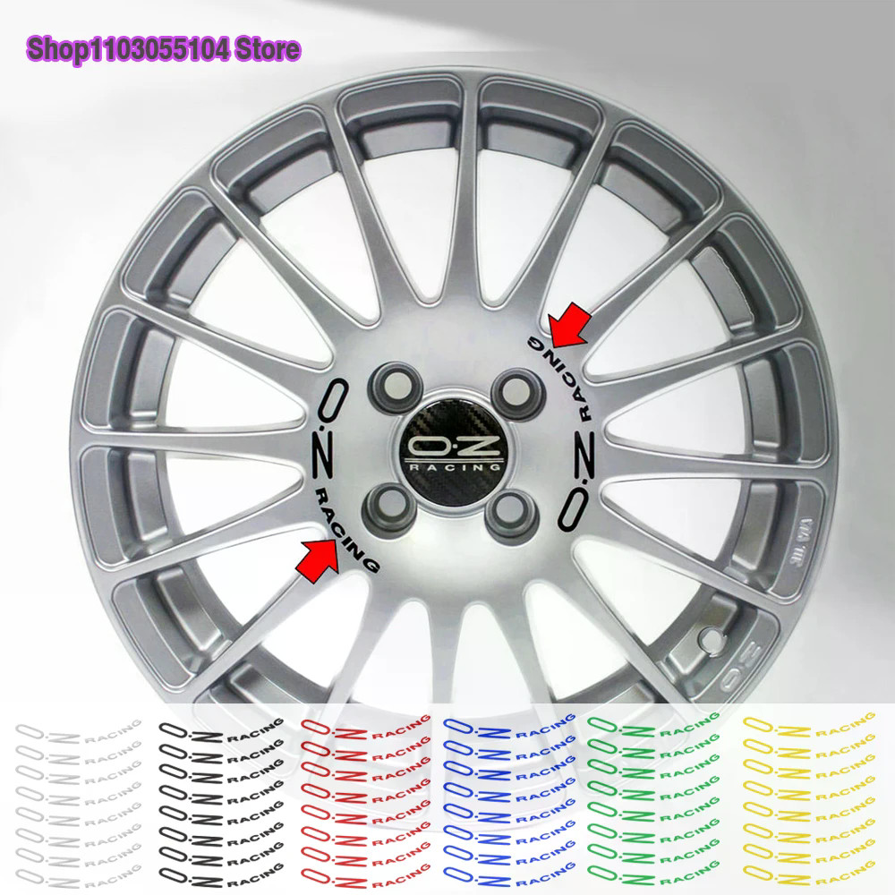 8 Miếng Dán Vành Bánh Xe Phản Quang Cho OZ RACING Volkswagen Audi BMW Porsche Ford