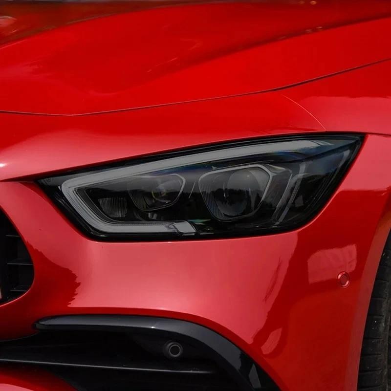 Dành Cho Xe Mercedes Benz AMG GT 2015-nay GT63 Coupe 4 Cửa TPU Đen Đèn Pha Đèn Hậu Sương Mù Phim Bảo