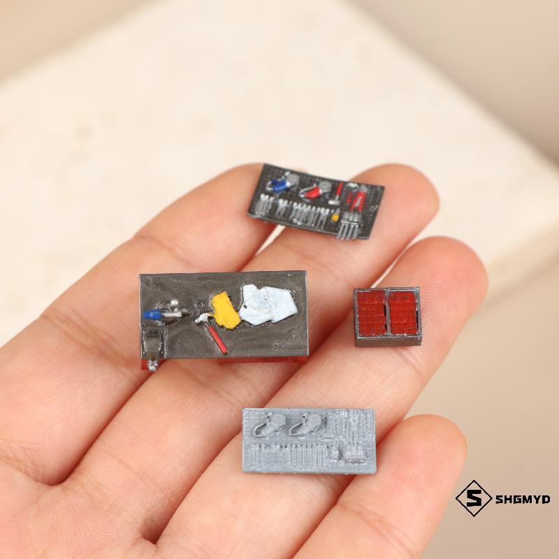 SHGMYD > 1 / 64 Công cụ tỷ lệ Băng ghế / Pegboard Model Garage Scene Display Prop Phụ kiện Bộ sưu tậ