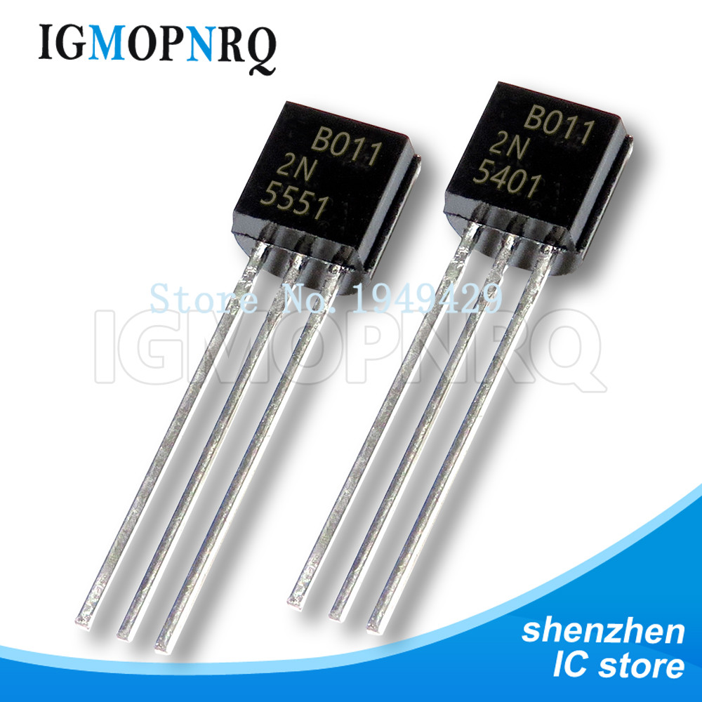 100 chiếc 2N2222 2N2907 2N3904 2N3906 TO92 2N4401 2N4402 2N5087 2N5088 2N5089 2N5501 2N5551 TO-92 Tr