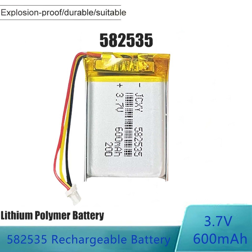 3.7V 600mAh 582535 602535 Pin sạc Lithium Polymer