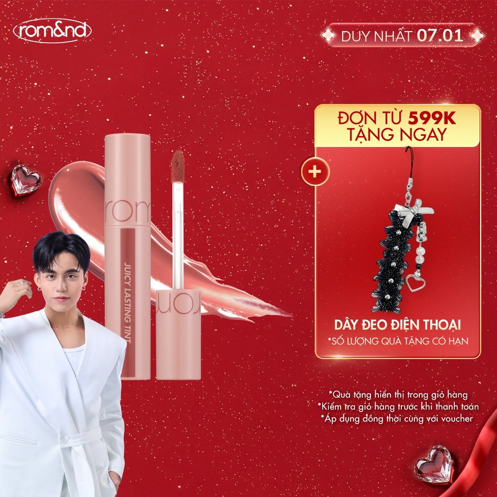 [Rom&nd x KOL] Son Romand Juicy Lasting Tint/ Glasting Water Tint/ Color Gloss/ Melting Balm/ Dewyful Water Tint