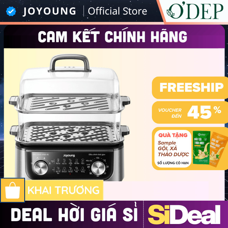 Nồi lẩu hấp đa năng Joyoung JFS-556 | Dung tích 16L | Công suất 1600W - SIDEAL SIA