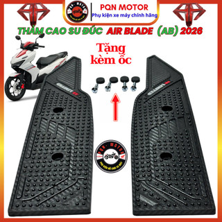 Thảm Để Chân Honda Air Blade AB 2020-2026 Cao Su Chống Trượt Bền Đẹp Ảnh Sản Phẩm Thật