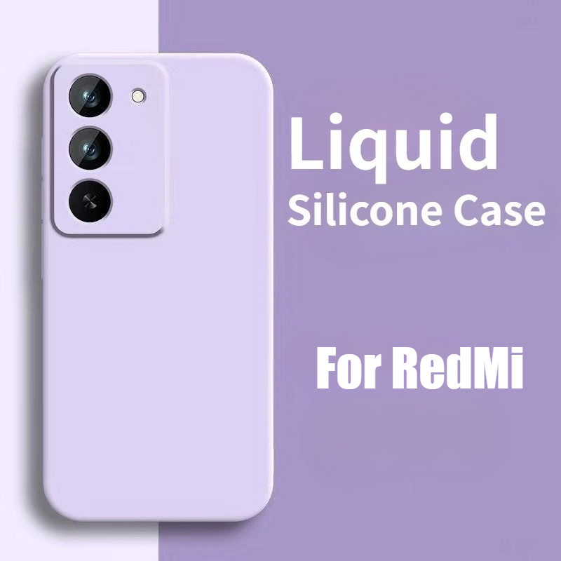 Ốp Silicon Lỏng Cho Redmi K70 K70e K80 Ultra Pro Dành Cho Poco F6 X6 F7 Ultra Pro Full Cover Case Mề