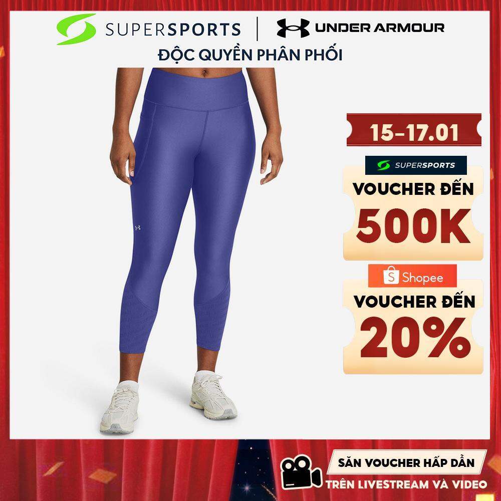 Quần Bó Thể Thao Nữ Under Armour Armour Breeze Ankle - Tím - 1383602-561