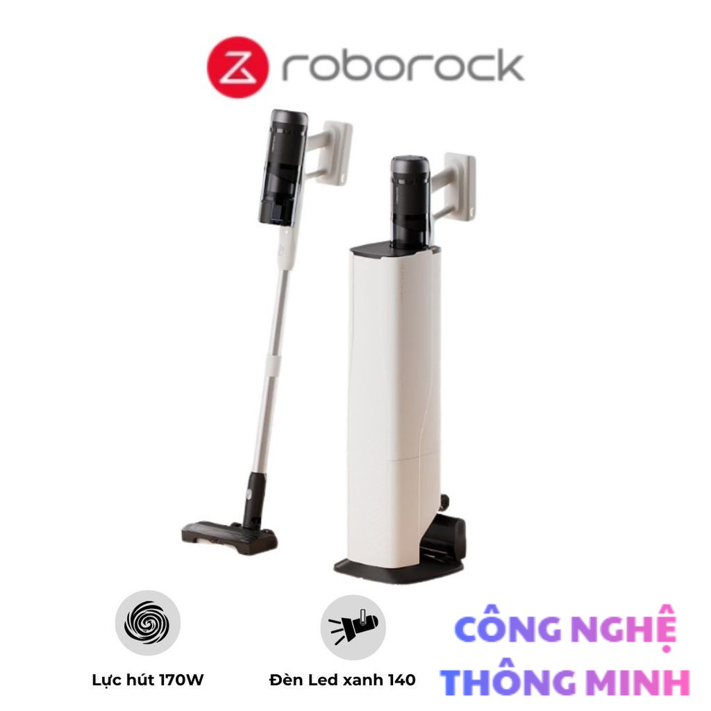 Máy hút bụi cầm tay Roborock H60 Hub Pro - Hàng Chính Hãng