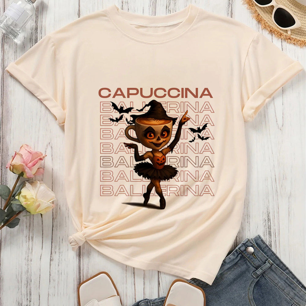 Ý Brainrot Áo thun nữ Graphic Psychedelic hip hop 2000s áo thun Thoải mái thẩm mỹ kawaii nữ