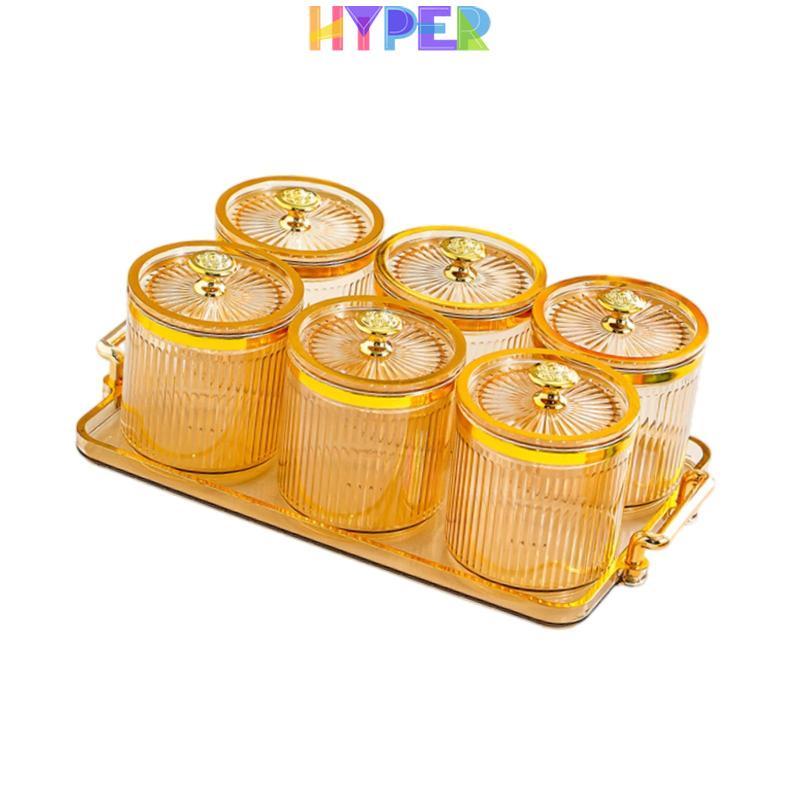 Khay đựng trái cây khô có nắp Khay khai vị Hộp đựng đồ ăn nhẹ Hộp đựng thực phẩm