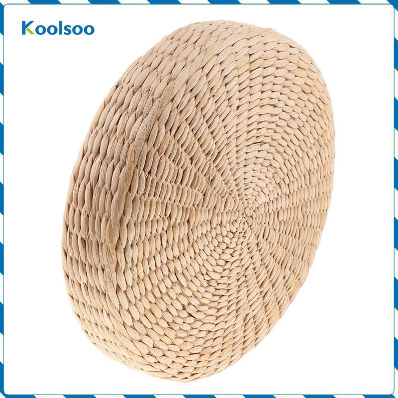 12 '' Mộc Mạc Đệm Sàn Ống Hút Pouf Ghế Thiền Ottoman Trang Trí Nhà-S