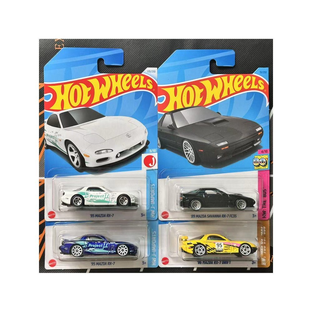 HOT Wheels HOT WHLS MAZDA MAZDA RX-7 Xe đồ chơi hợp kim