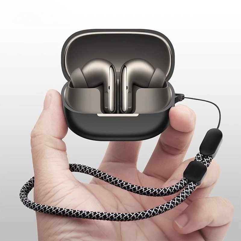 Ốp lưng cho EarFun Air Pro 4 +, Vỏ tai nghe silicon lỏng cho EarFun Air Pro 4 Plus