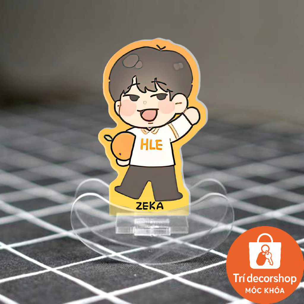 Móc Khoá, Standee, Mô Hình Lắc Lư Hologram HLE25 Zeus Peanut Zeka Viper Delight Chibi Trang Trí Bàn 