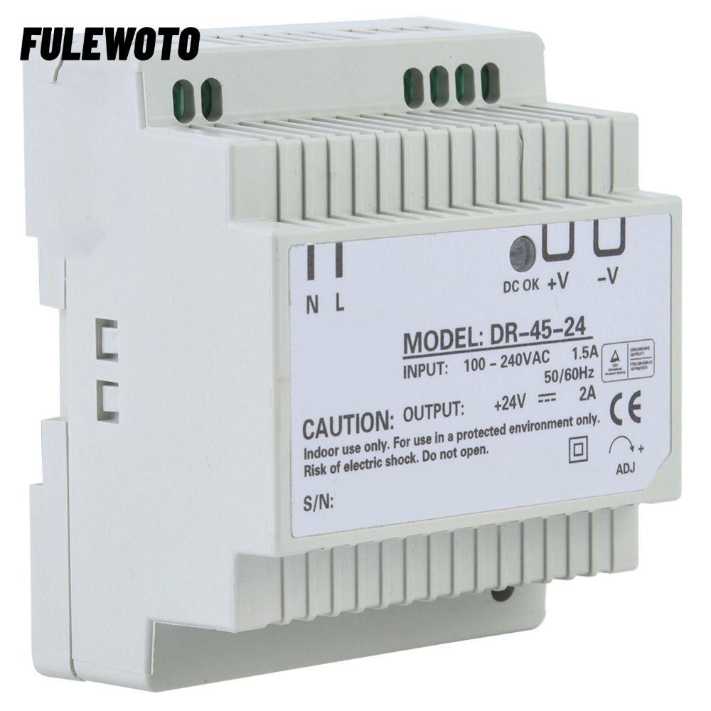Bộ nguồn đường sắt FILEWOTO Din, Bộ nguồn chuyển mạch AC / DC đầu ra đơn 100-240VAC, Thiết bị công n