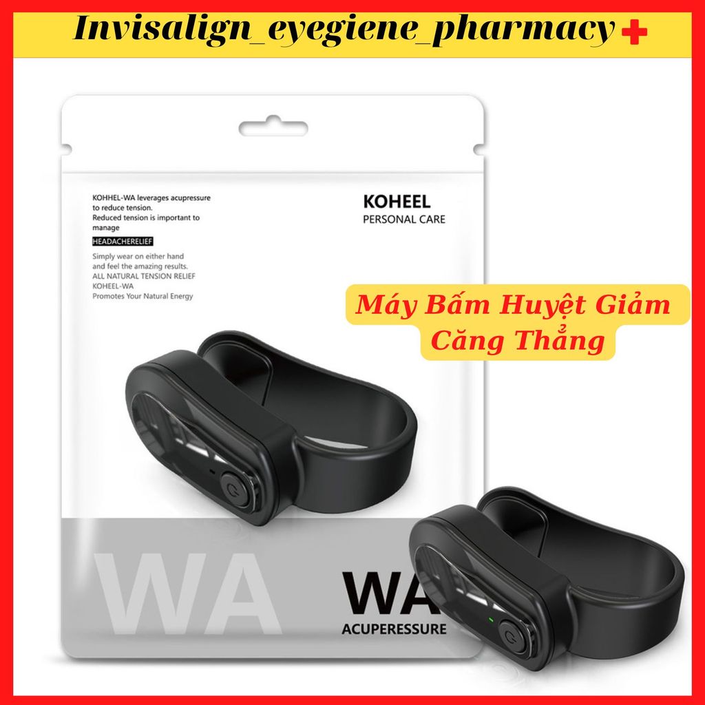 KOHEEL Migraine Bấm Huyệt Giảm Căng Thẳng Bấm Huyệt Cỡ Lớn (1 Đếm)