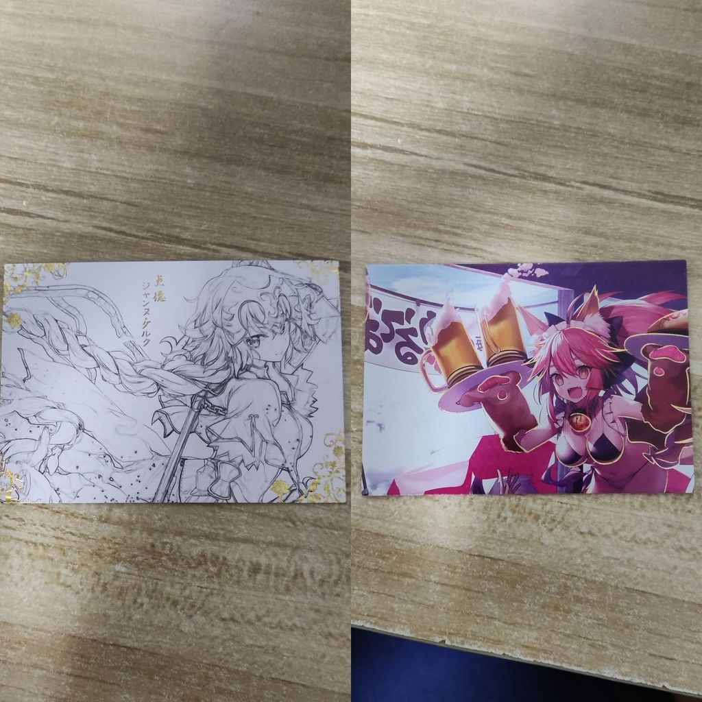 Thẻ Lãng Mạn Nữ Thần (2) Thẻ Xếp Hình Vẽ Tay Naruto FATE FGO Thẻ Phù Hợp Số Lượng Lớn