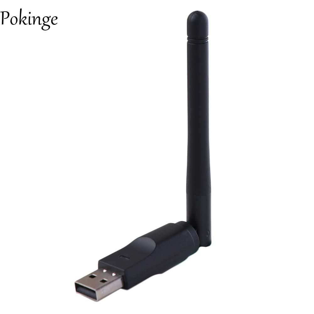 POKINGE 150Mbps MT7601 Card mạng, Wi-fi Dongle USB 150Mbps Bộ chuyển đổi Wifi USB, Ăng-ten phát và c