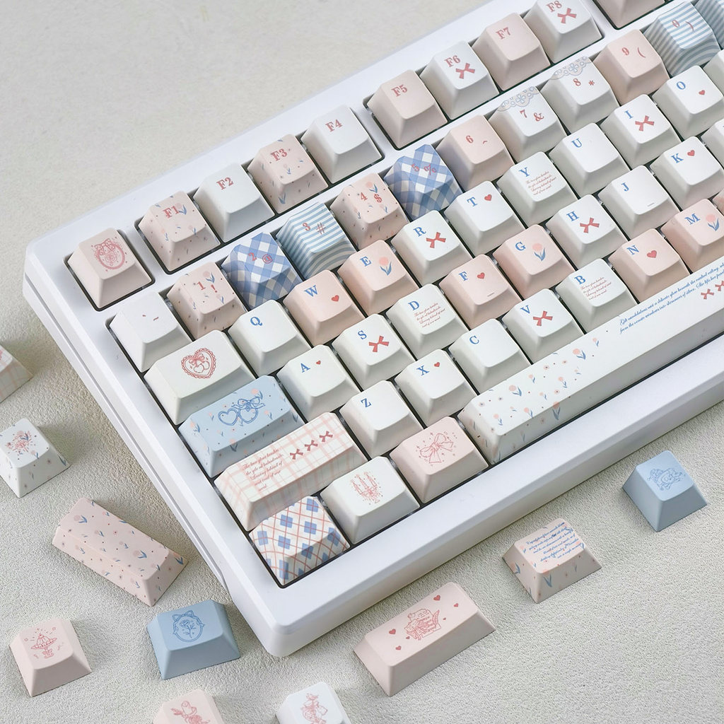 MAIMOOO Rococo Keycap MOA / Cherry Profile 120 Phím PBT Dye Thăng hoa Aula F75 F99 RK100 Keycaps Ret