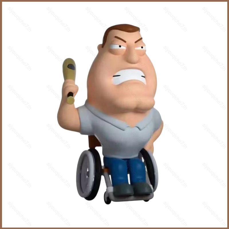 SY Family Guy Joe Swanson Xe lăn Guy Anime Nhân vật hành động Trang trí