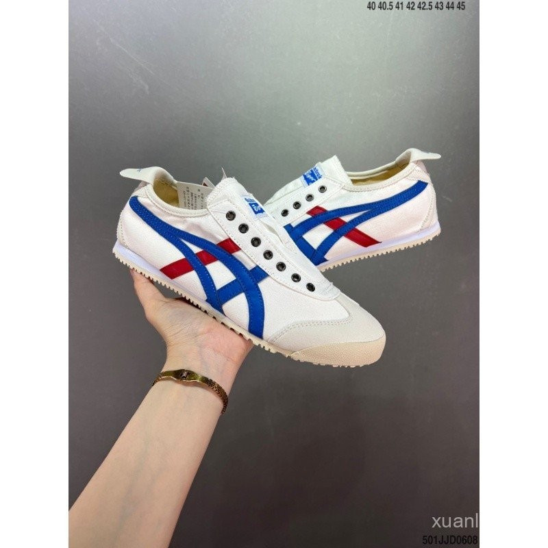 Giày Tiger Mexico 66 Nam Nữ Giày Hổ Vàng Trắng 高 🍒 ❈ ❈ ❥ 人 shoes 一 ❈ 🍎