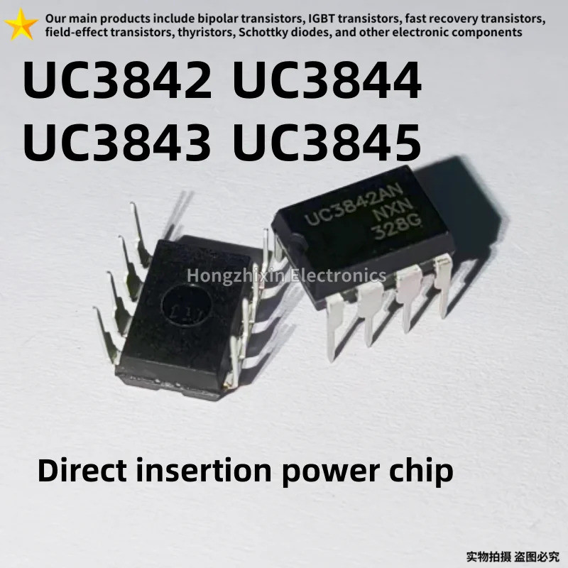 5 CHIẾC UC3842AN UC3843AN UC3844AN UC3845AN DIP-8 chip nguồn chèn trực tiếp UC3842 UC3843 UC3843 UC3