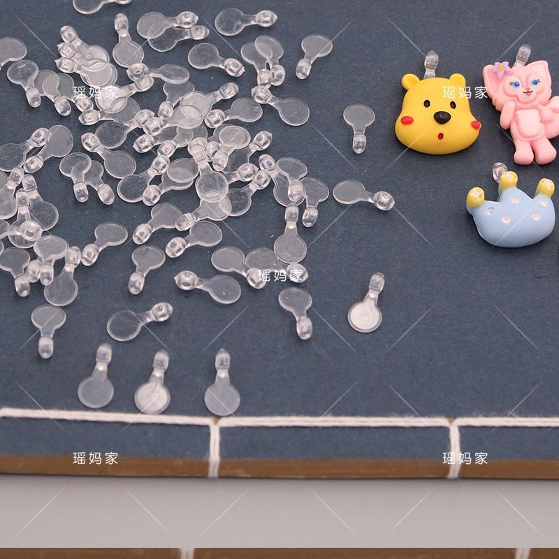 Hot Sale#Transparent Pendant Hair Accessories Earrings Bracelet Bag Pendant Accessories diy Hair Tie