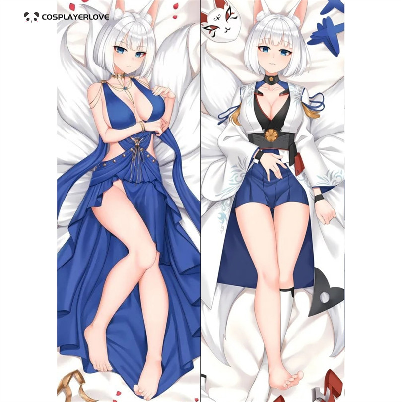 Trò chơi Anime Gối Azur Lane IJN Kaga Vỏ Gối Ôm Hai Mặt