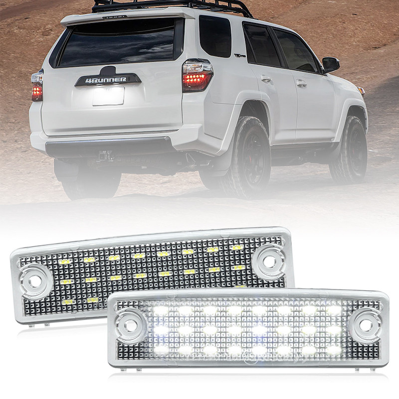2 Chiếc Phù Hợp Cho Xe Toyota 4Runner 1996-2022 Sequoia 2008-2022 Đèn LED Số Biển Số Đèn
