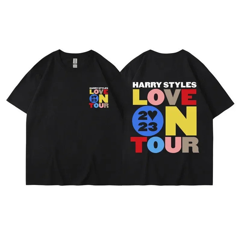 Cotton Nguyên Chất 2026 Ngày Lễ Tình Nhân Harry Styles Tình Yêu Trên Tour Y2K Áo Thun Nam Hip Hop Th