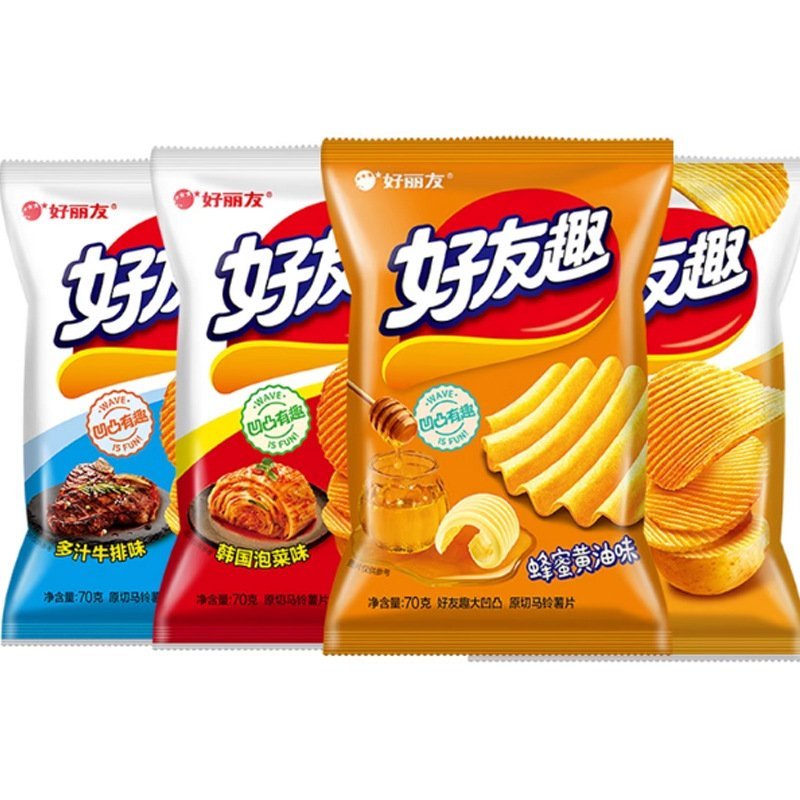 Orion Friends Fun Potato Chips Korean Pickle Potato Chips Puff Snacks Fun Snacks Gift Pack Flagship 
