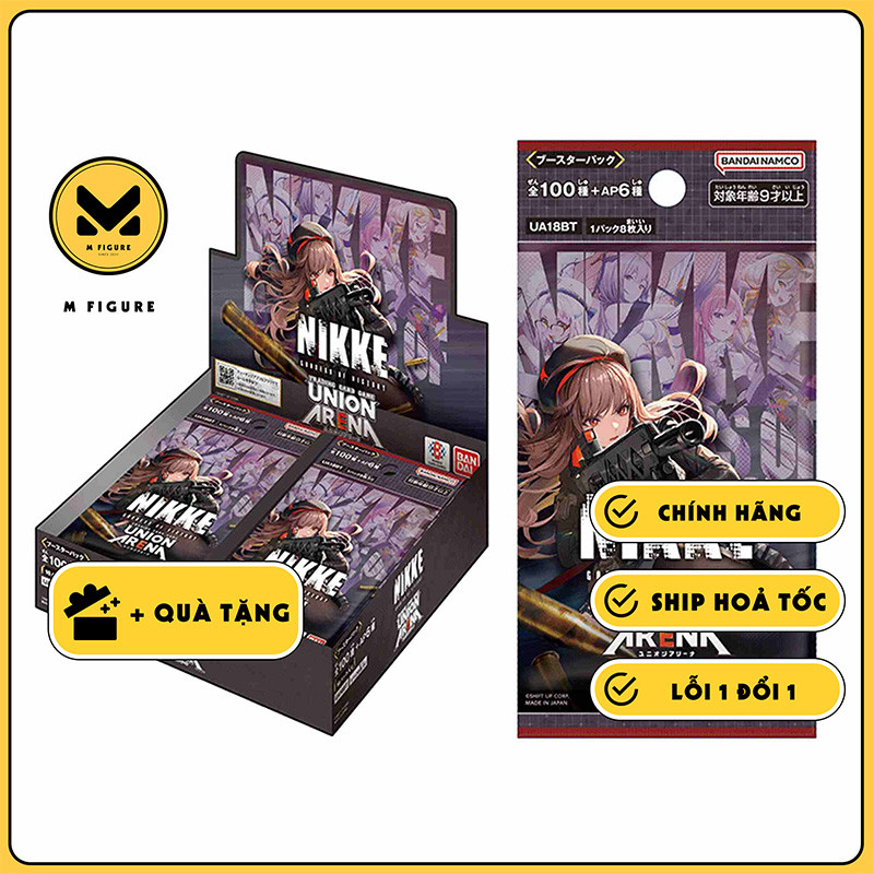 THẺ BÀI Goddess of Victory: NIKKE - UNION ARENA - Booster Pack (Bandai) PACK CARD CHÍNH HÃNG