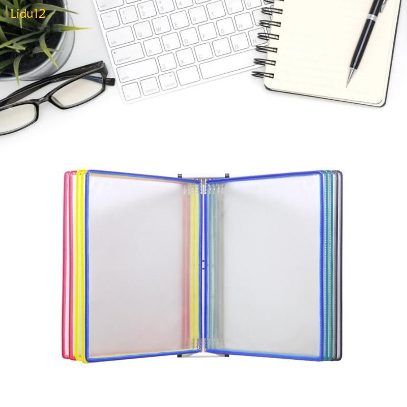 10 Pocket Wall Reference Organizers with Easy-Loading Pocket for Warehouse