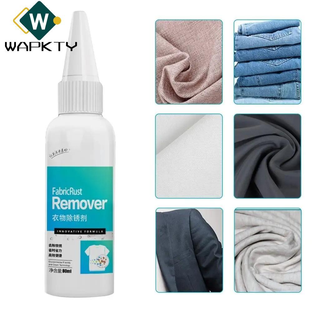 WAPKTY Vải Tẩy Rỉ Sét, 80ml Cho Đồng Rỉ Quần Áo Tẩy Rỉ Sét, Trà Rỉ Bụi Bẩn Loại Bỏ Rỉ Sét Tẩy