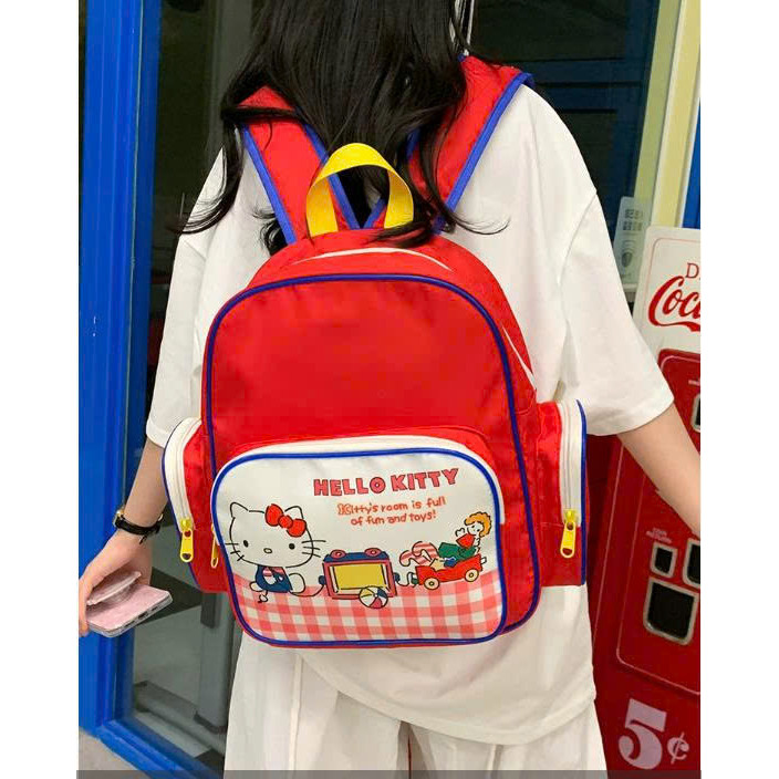 Balo Hoạt Hình - Balo Dễ Thương Hello Kitty
