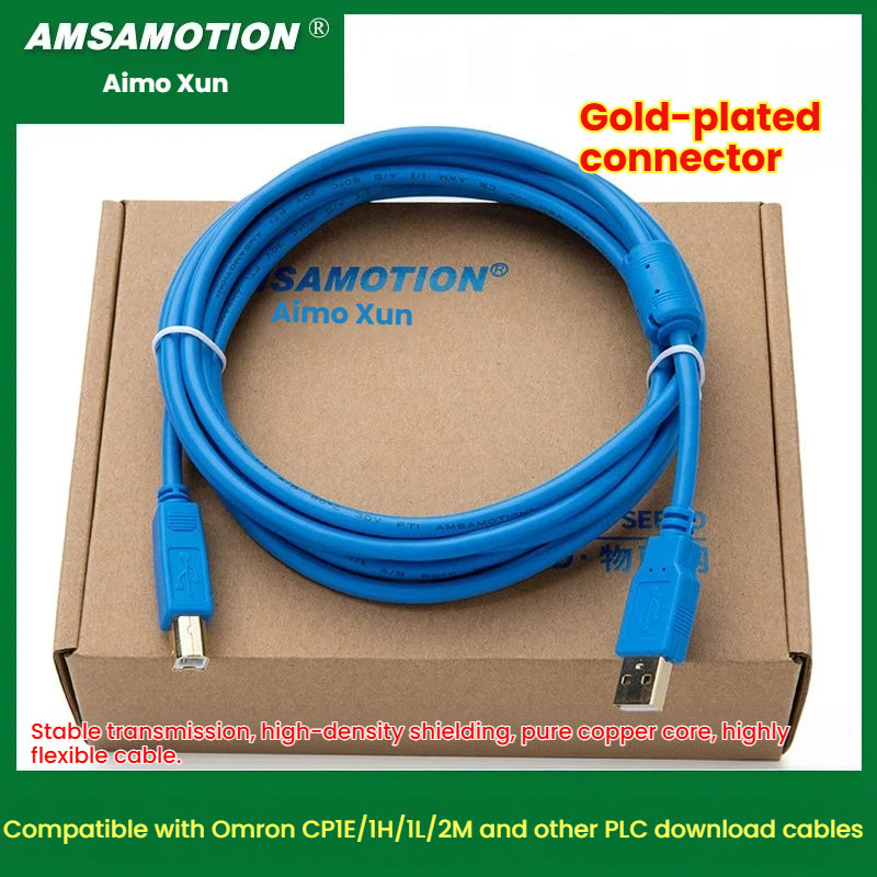 Thích hợp cho cáp lập trình Omron PLC CP1E CP1L CJ2M Series Cáp dữ liệu cáp tải xuống USB-CP1H