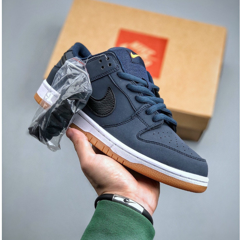 Dacron low pro ISO Navy gun nam nữ giày thể thao thông thường màu xanh