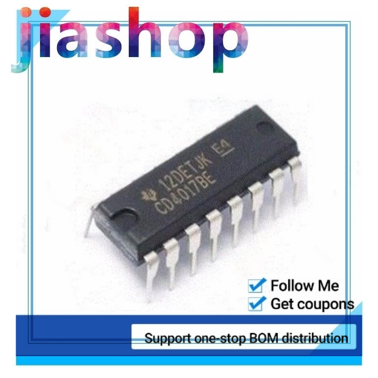 10 Chiếc CD4017BE CD4017 DIP16 4017 IC Chip Mới Trên