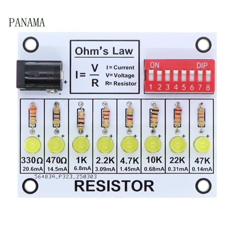 NAMA Công cụ giảng dạy điện tử cầm tay Ohms Law DIY Hàn Practice Kit Điện trở