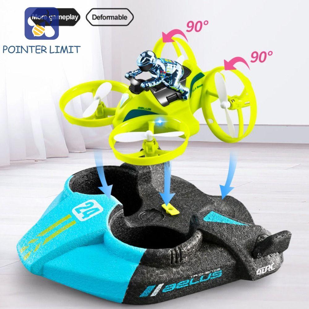POINTER LIMIT Mini RC Plane, EPP Foam Sea Land Air Flight 3 trong 1 Quadcopter Boat, Mô hình mini Đi