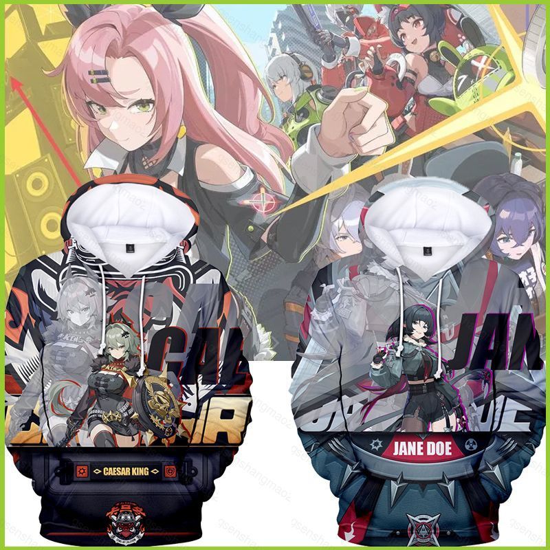 Áo khoác cosplay unisex Zenless Zone Zero nhân vật Ellen Joe và Miyabi - Dài tay