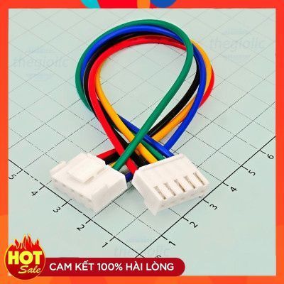 [2 Cái]- Dây Bus VH3.96 Cái-Cái 5 Tiếp Điểm 3.96mm Dài 20cm ChipViet Store