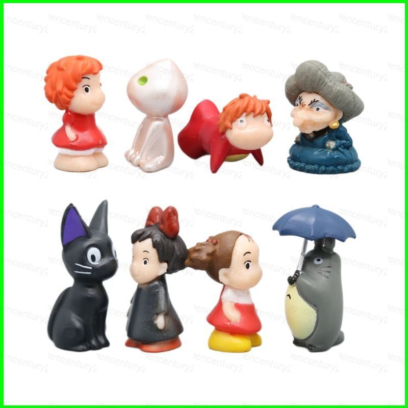 GC 8 Chiếc Ponyo Trên Vách Đá Nhân Vật Hành Động Ponyo Totoro Zeniba Ogino Chihiro Búp Bê Đồ Chơi Tr