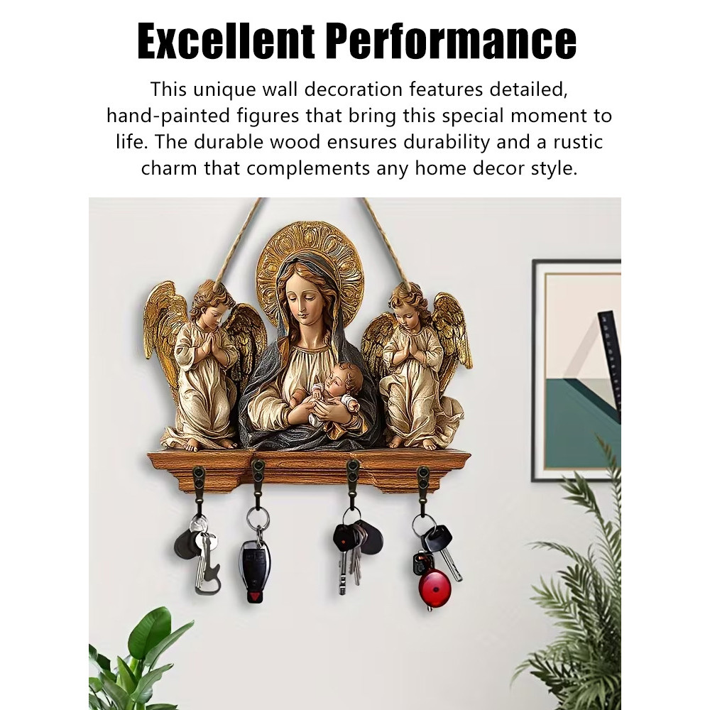 【Thiết Kế Độc Đáo/Trang Trí Tiện Ích】Kệ Treo Chìa Khóa Kết Hợp Trang Trí Tường - Key Holder/Wall Dec